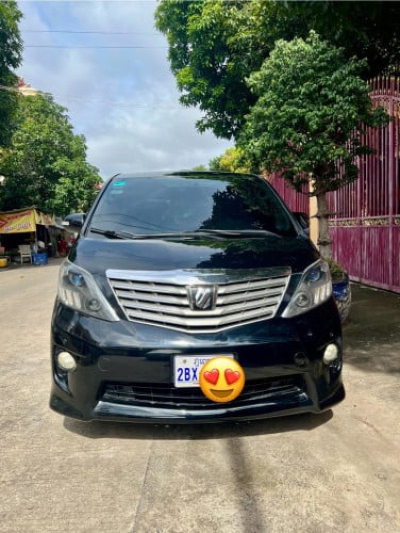 Alphard 2009 full ម៉ាសុីន4 ឡានស្អាត ប៉ុង1 តំលៃ 22900$ចចារ