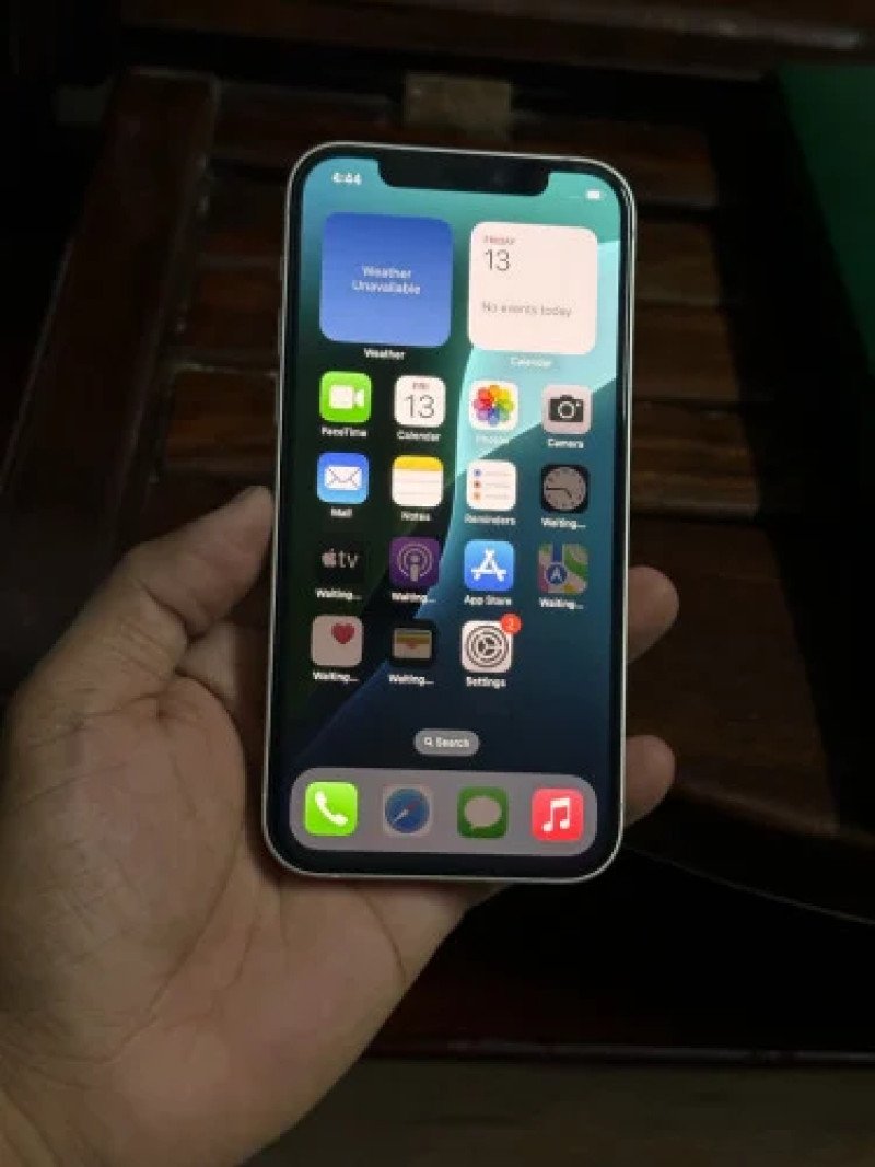 iPhone 12 128G CH/Sim2 ដូរថ្មហេីយកាន់ល្អ95%