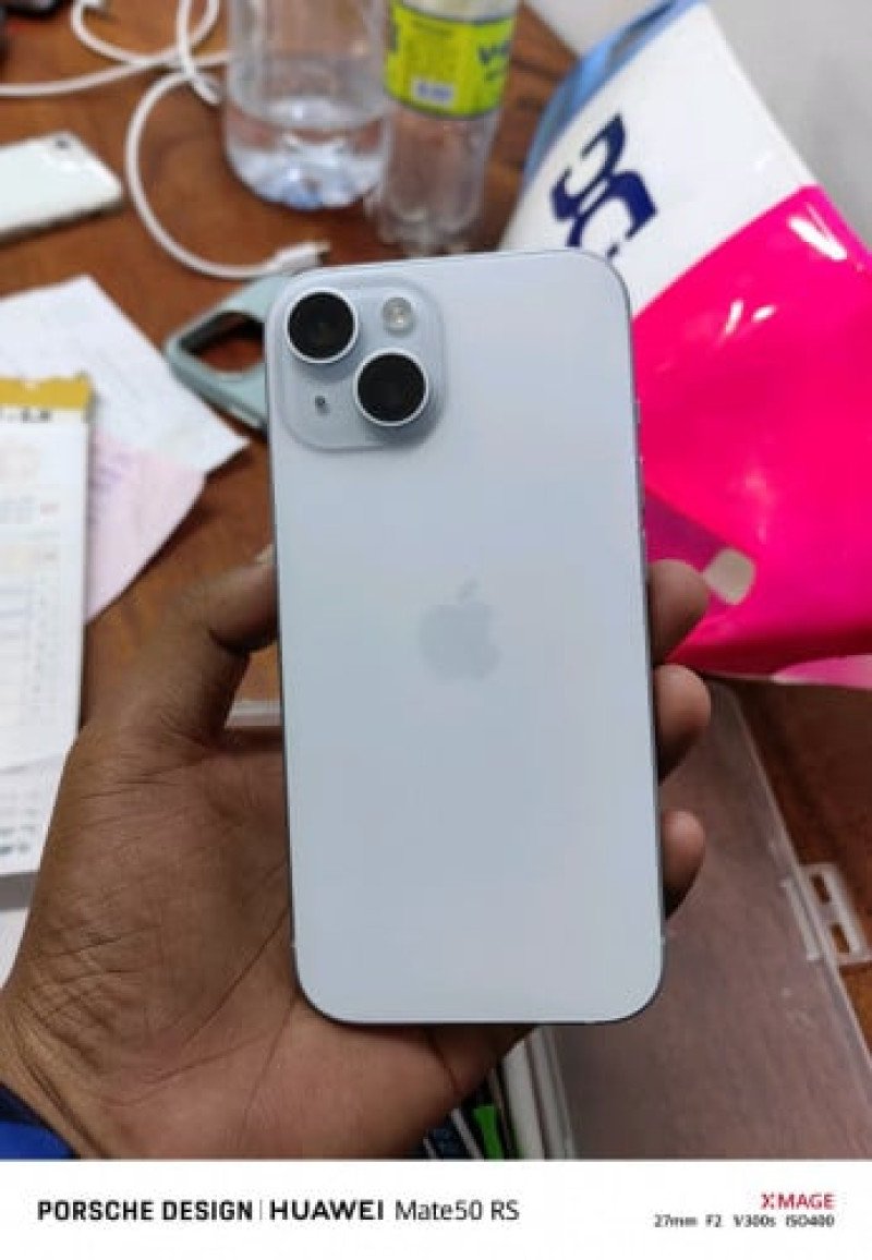 iphone 15 128g sim2 blue no face ID case screen