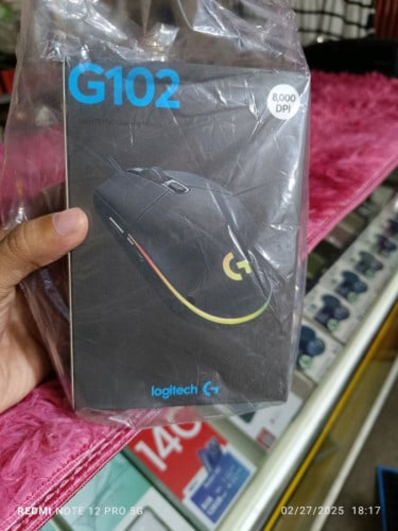 Mouse Logitech G102 ល្អប្រើប្រាស់ក្នុងការលេងហ្គេម ឌីសាញ