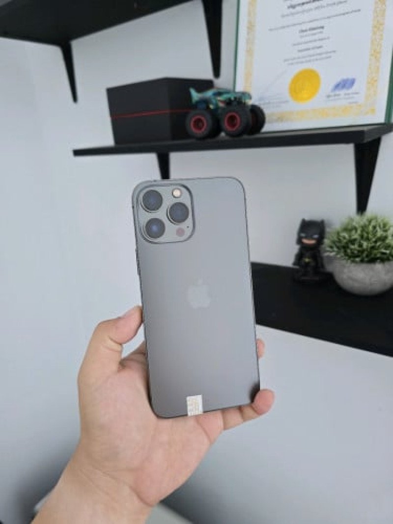 iPhone 13 Pro max 128g តួ98% អេក្រង់ថ្មី មានស្កេន ថ្ម88%